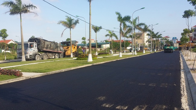 Thảm bê tông nhựa Khu dân cư Nguyễn Lương Bằng